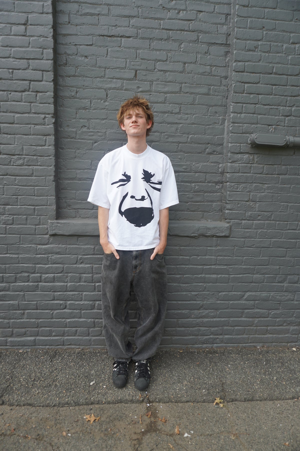Baby Face Tee model fit photo