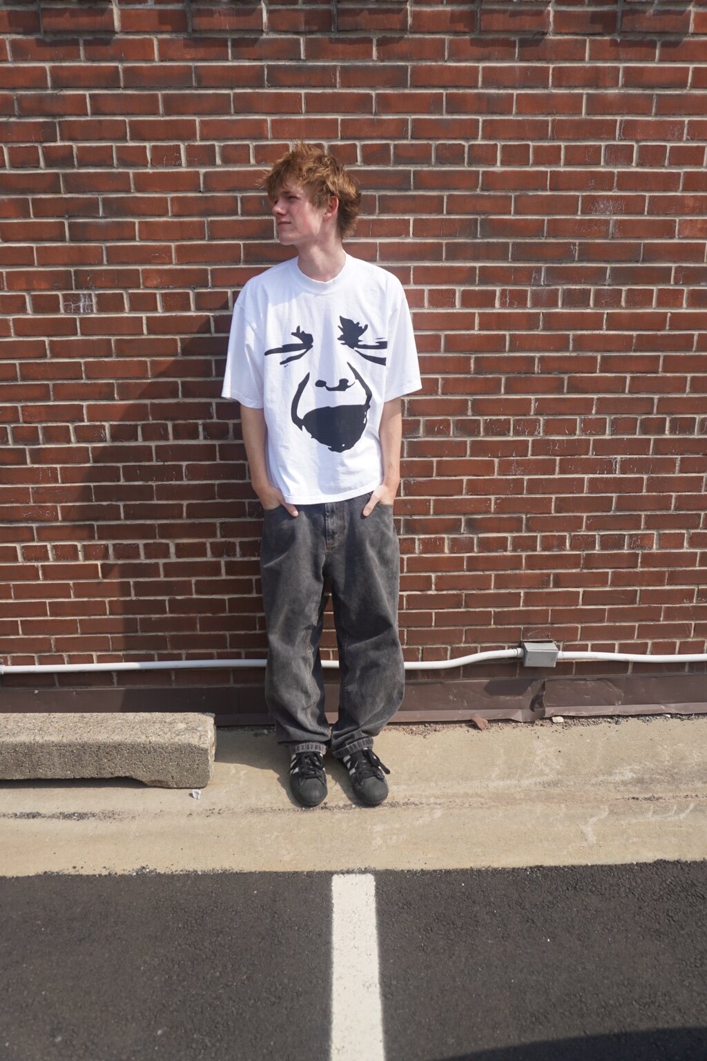 Baby Face Tee model fit photo
