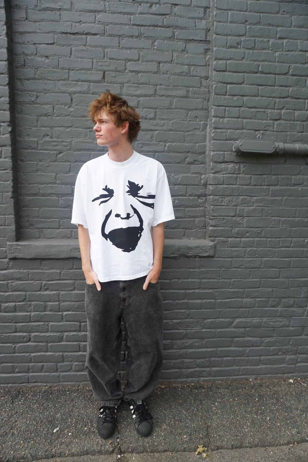 Baby Face Tee model fit photo