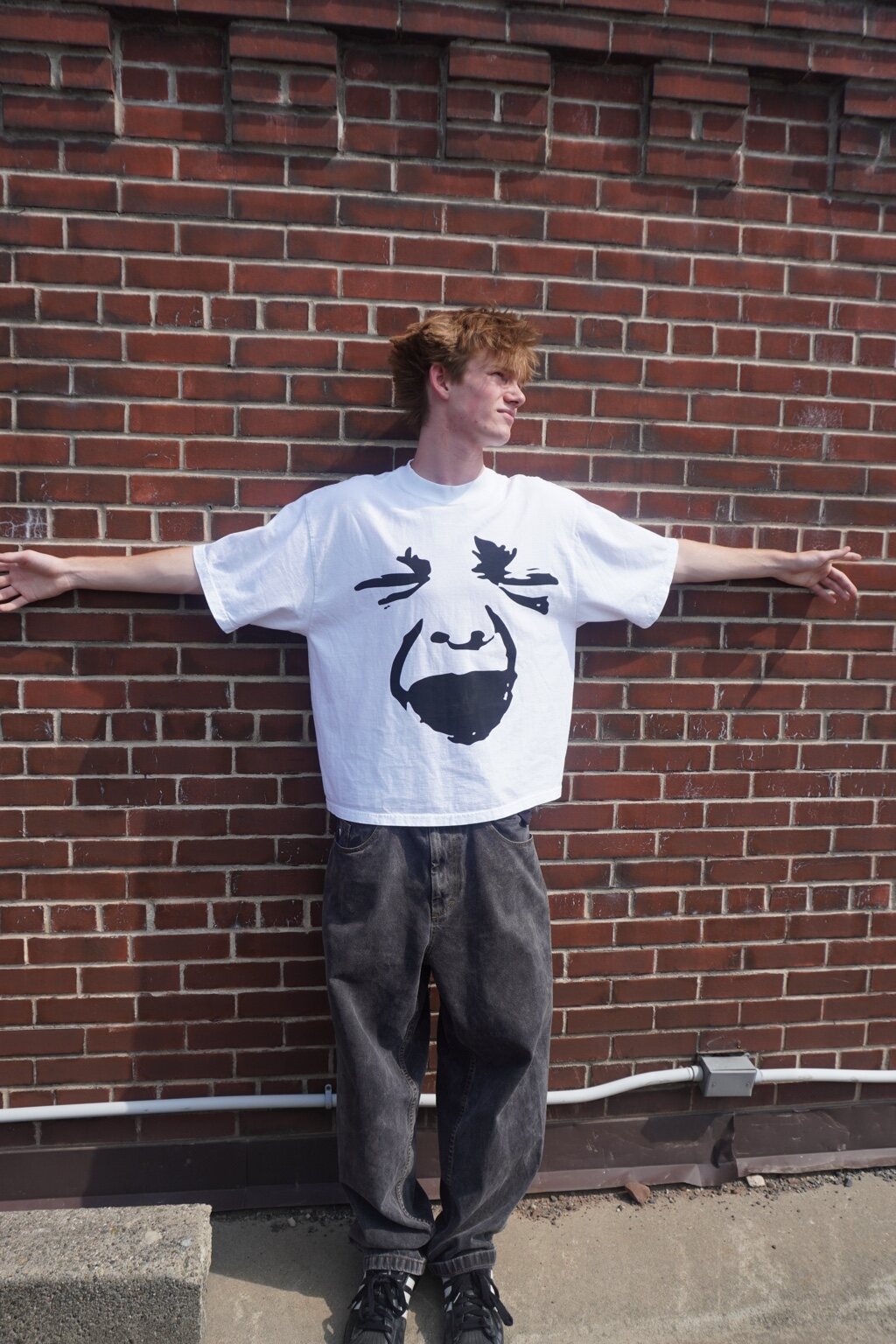 Baby Face Tee model fit photo