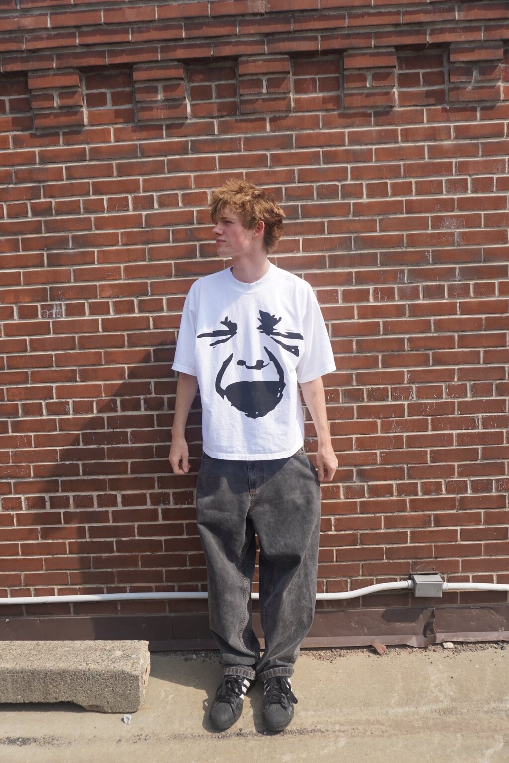 Baby Face Tee model fit photo