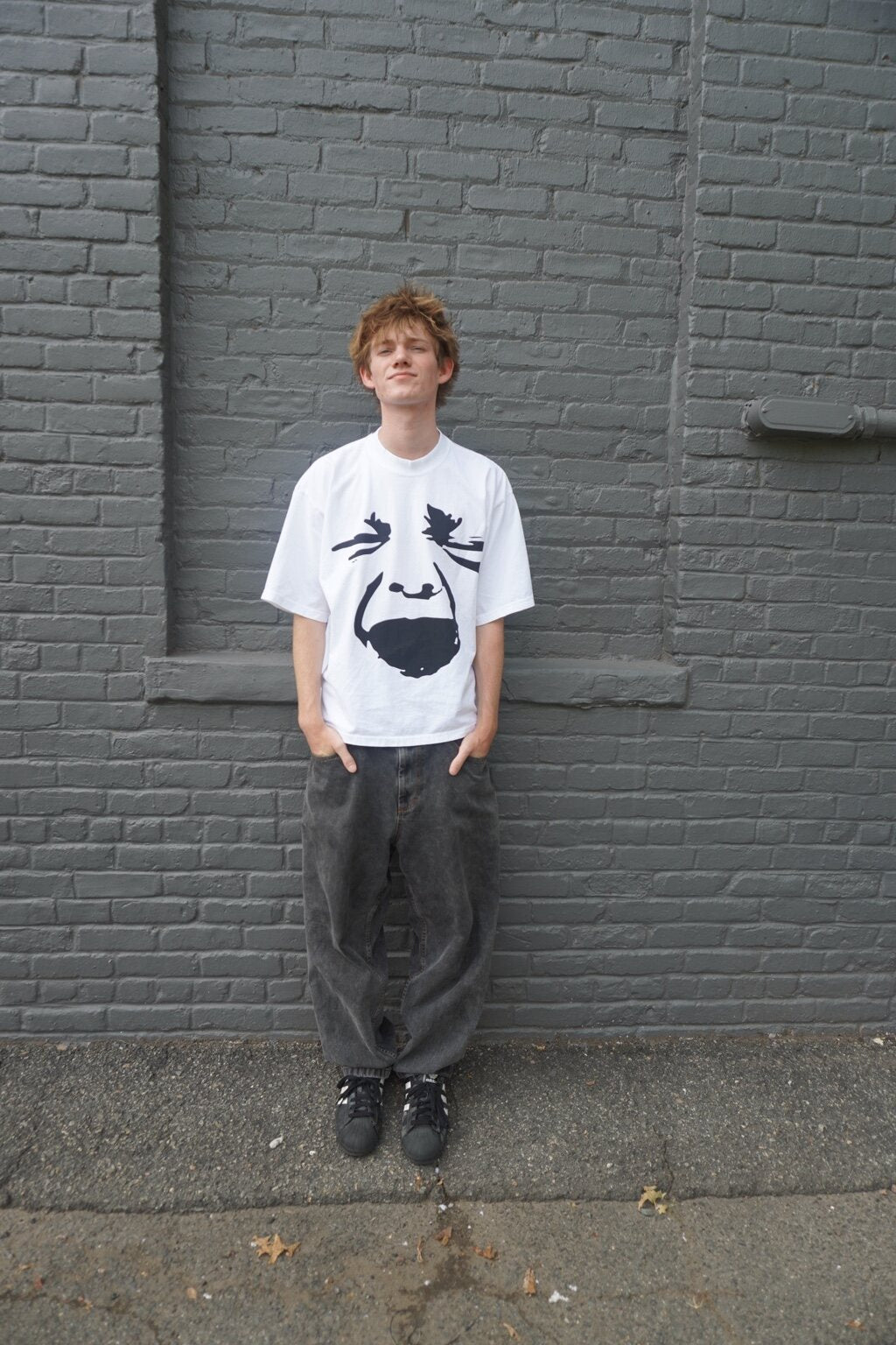 Baby Face Tee model fit photo