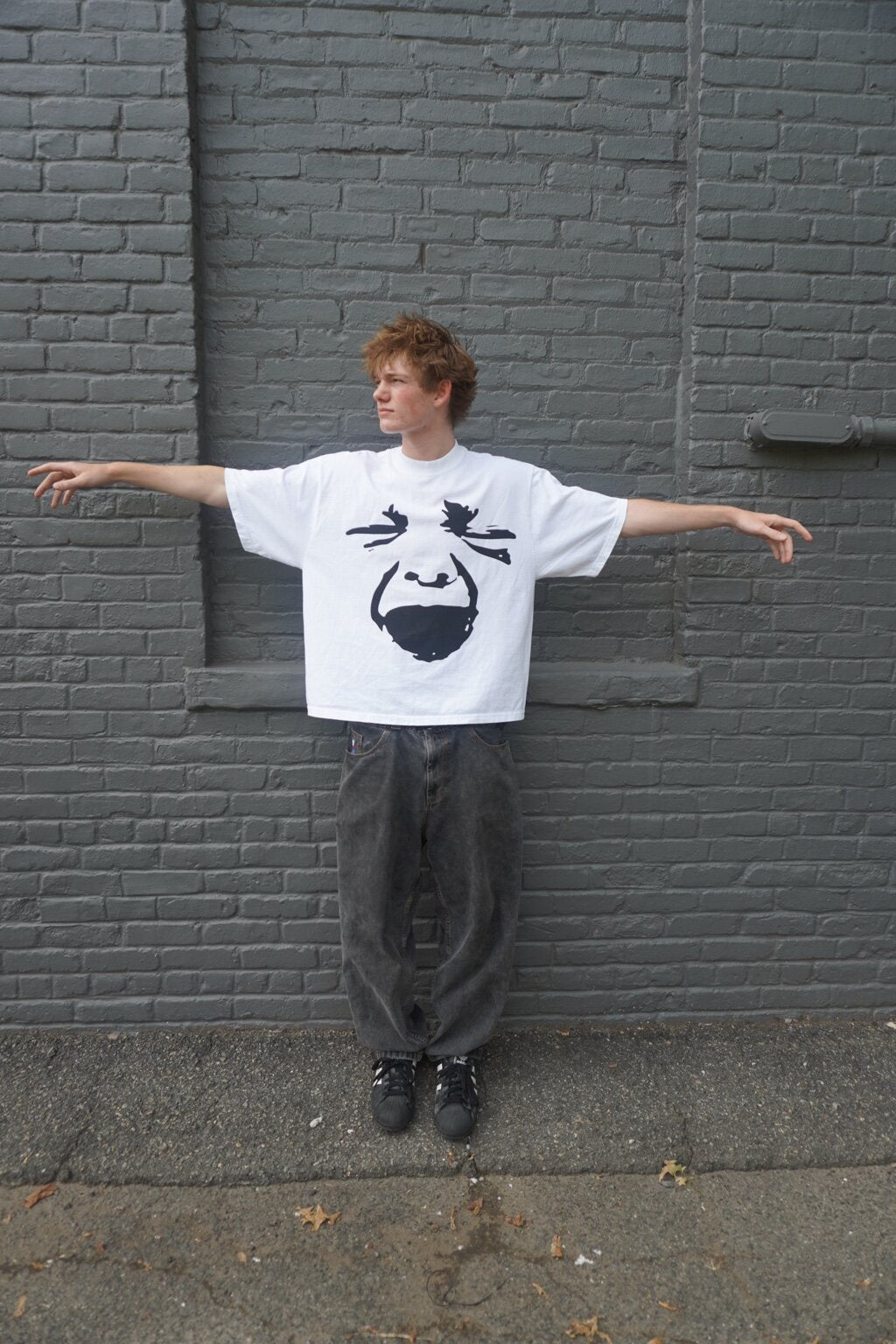 Baby Face Tee model fit photo